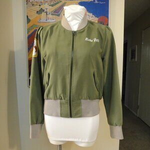 Boba Fett Bomber Jacket Star Wars Her Universe JUNIORS sz  L Green
